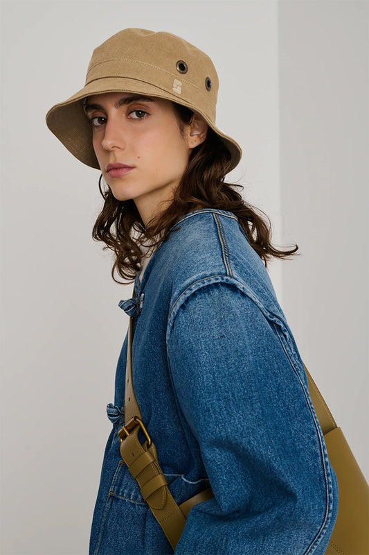 Chapeau Pablito - Beige - Coton - Femme