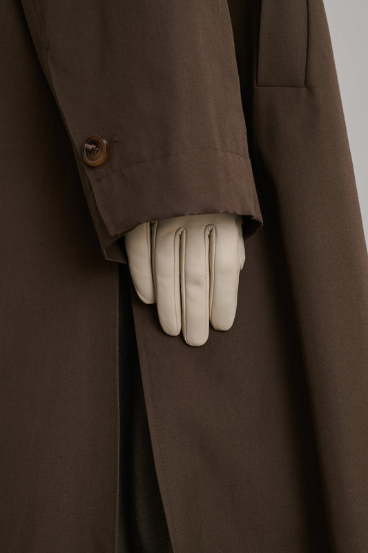 Gants Bellem - Ivoire - Cuir - Femme