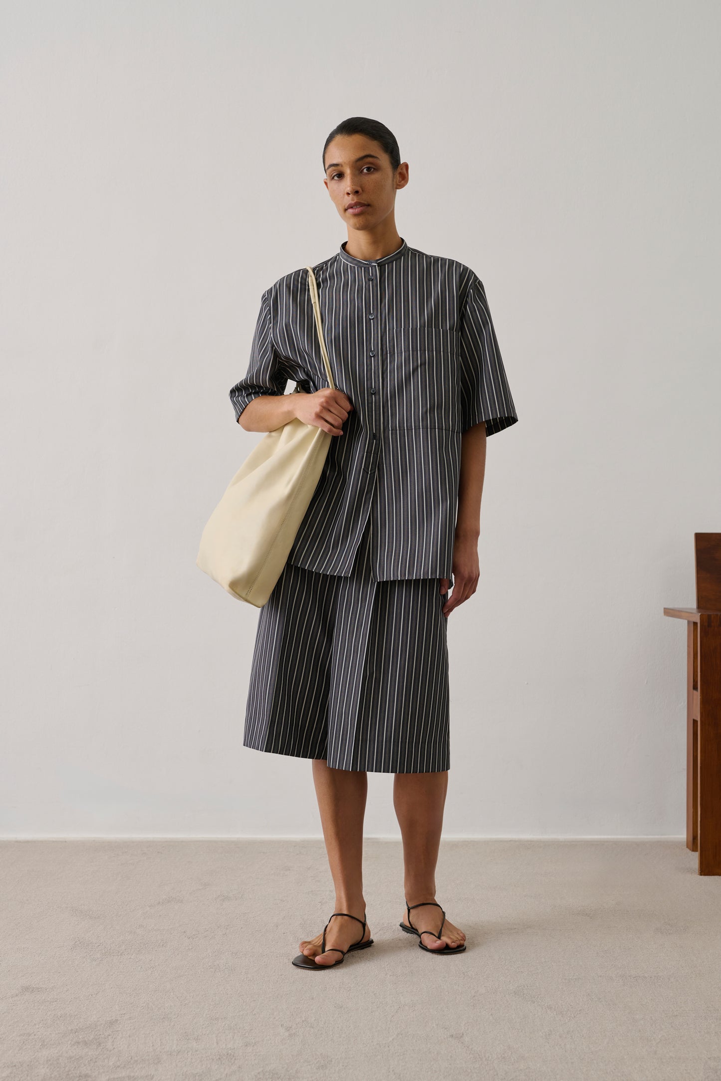 Bermuda Henna - Noir/Cardamome - Coton - Femme