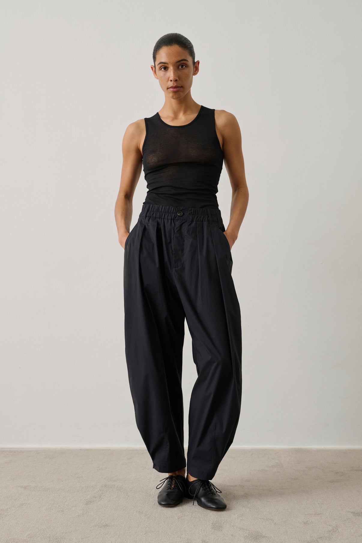 Débardeur Isis - Noir - Coton - Femme vue 1