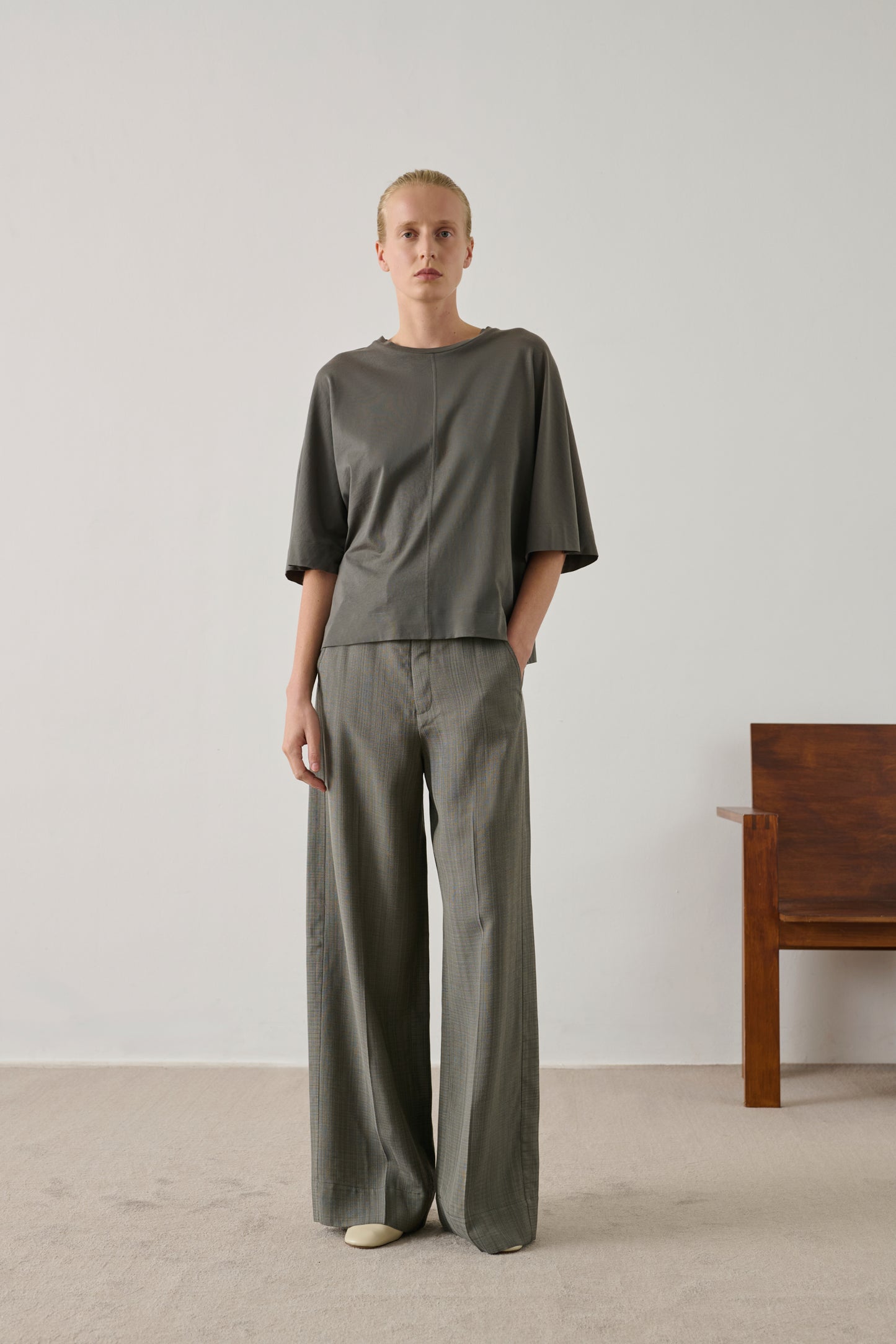 Tee-Shirt Helsinki - Ardoise - Coton - Femme