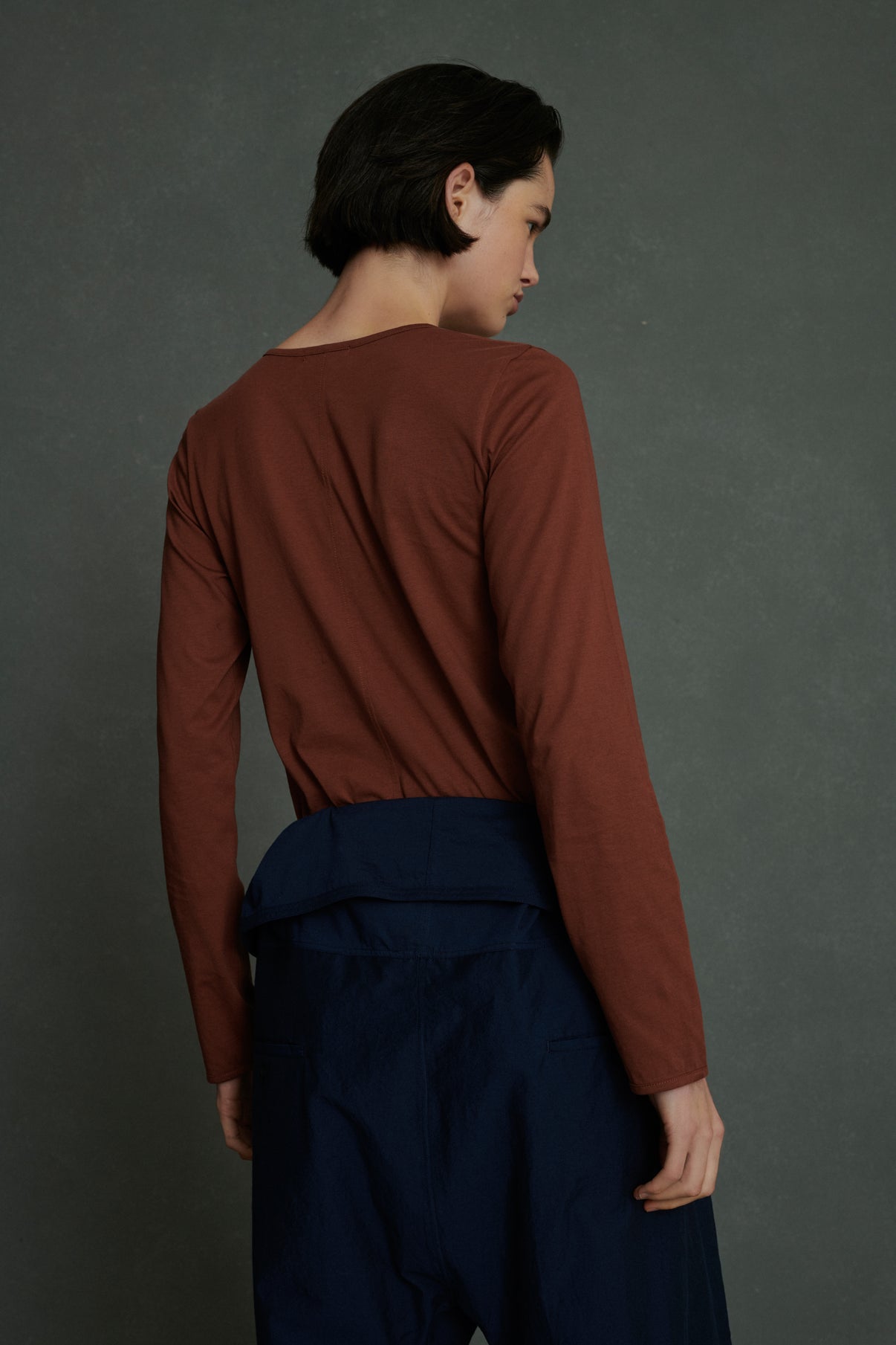 Tee-Shirt Aurelia - Terracotta - Coton - Femme vue 3